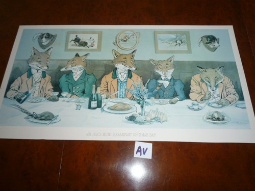 Vintage art print - art, mr