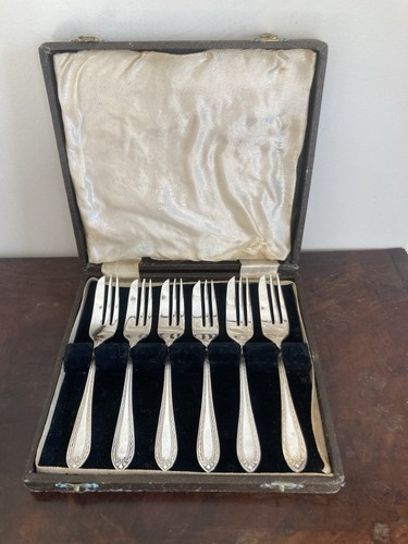 Cake dessert forks boxed six - forks,
