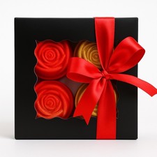 Red & Gold Rose Bath Bomb Gift