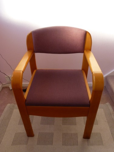 Wooden arm chair toilet - arm,