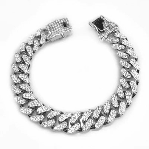 Zircon iced cuban link - iced,