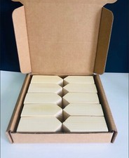 wooden houses in a box. Set of