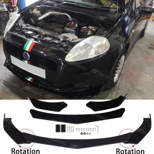 Glossy black front bumper - glossy,
