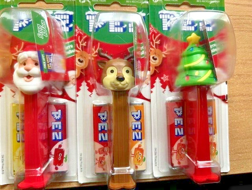 Christmas pez dispensers - pez,