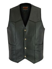 MEN REAL LEATHER BIKER STYLE