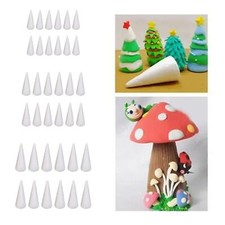 12Pcs Foam Cones for Crafts