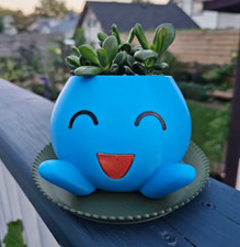 *NEW* Oddish Pokemon Pot Planter Garden Gift Succulent Plant Pot Made to order
