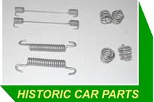 Set rear brake shoe - of, springs