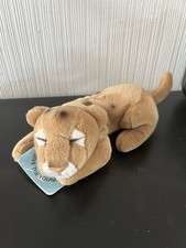 WWF Anna Club Sleeping Leopard Plush With Tags Give The Young A Chance