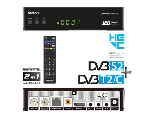 Edision piccollino hd - s2+t2/c, (hd