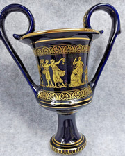 Greek Vase Gold and Blue