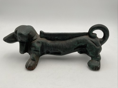 Cast iron dachshund dog boot - dachshund,