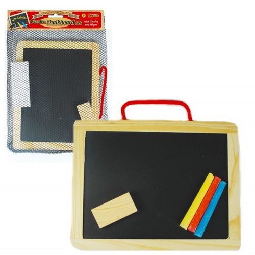 Wooden chalkboard set - chalkboard,