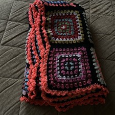 Hand Crocheted Black Vintage