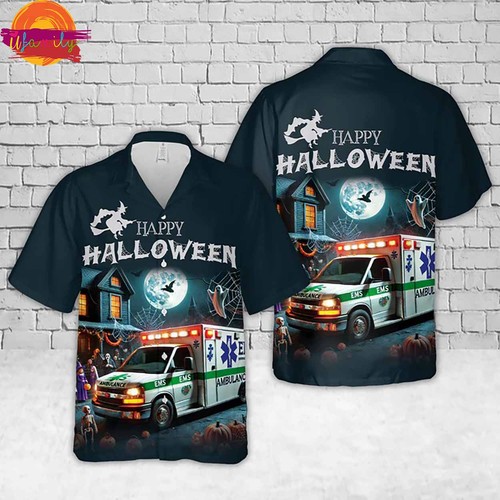 Halloween ems ambulance - halloween,