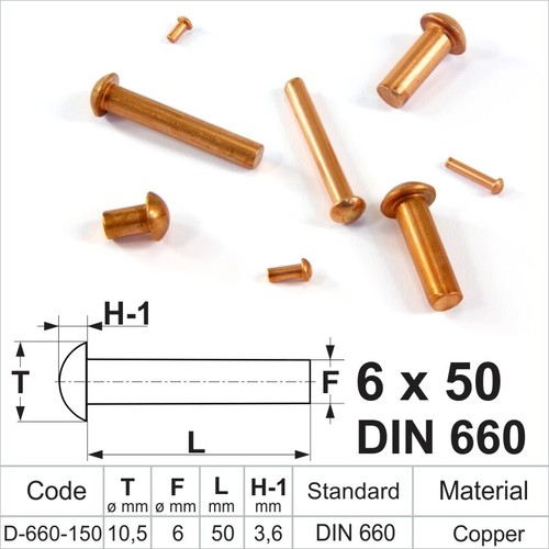 Solid copper round - solid, pan