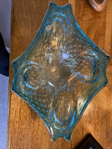 Stunning murano glass blue - murano,