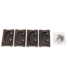 4/8Pcs Rustic Handle Oak