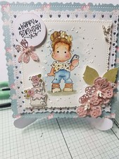 magnolia tilda 6x6 ins card