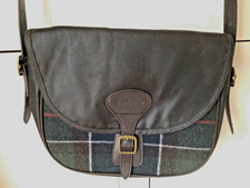 BARBOUR WHITLEY WAX COTTON TARTAN CROSSBODY BAG BNWOT
