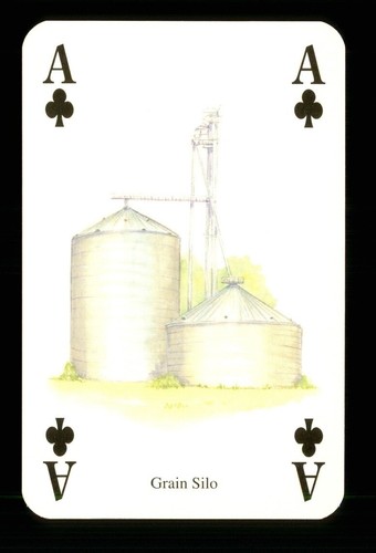 Playing card a grain - card,