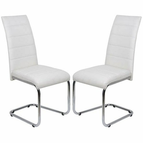 Daryl white faux leather - faux,