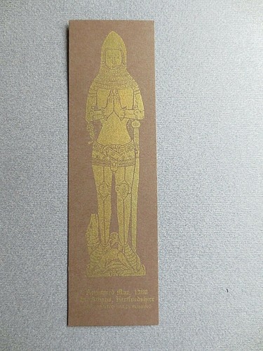 Art bookmark armoured - armoured, man