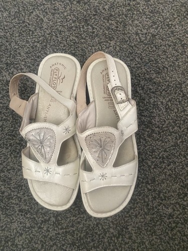 Ladies fly flot ivory sandals - fly,