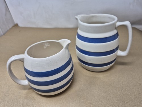 Cornishware blue and - and, white