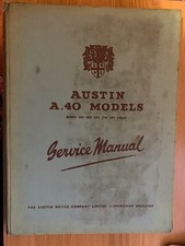 Austin A.40 Models Service