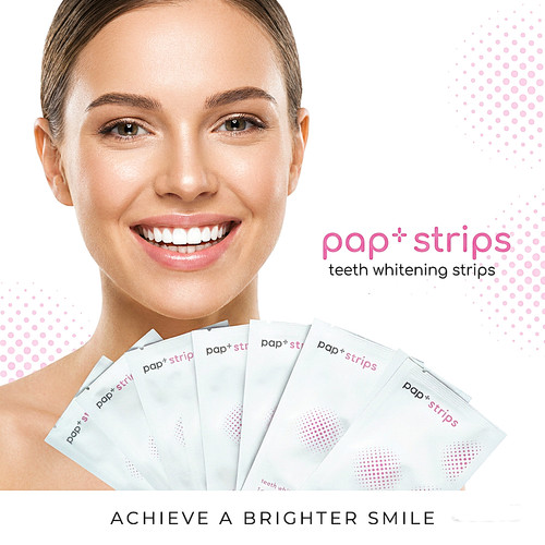 Teeth whitening strips - teeth,