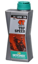 MOTOREX Top Speed 4T 10W30 Synthetic Four-Stroke Engine Oil 1Liter Bottle