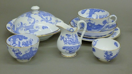 Royal worcester blue dragon - royal,