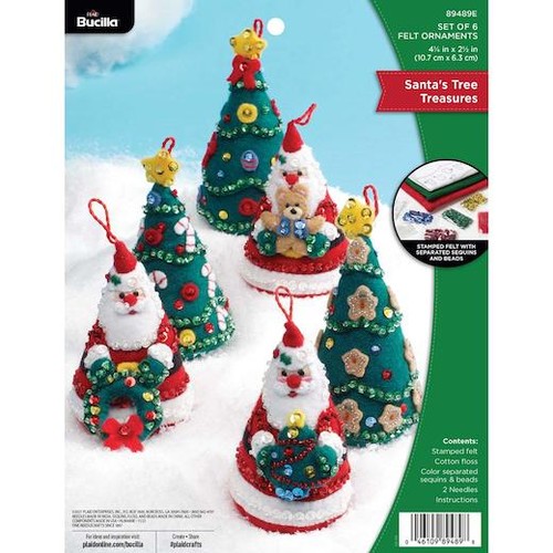 Bucilla felt ornaments - felt,