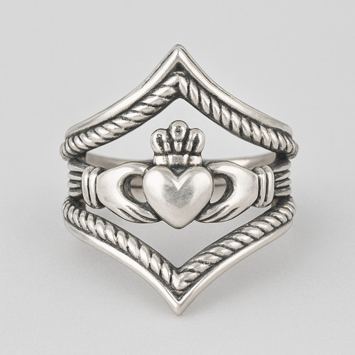 Claddagh ring silver - claddagh, ring,silver