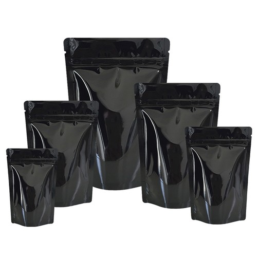 Black shiny heat sealable - shiny,