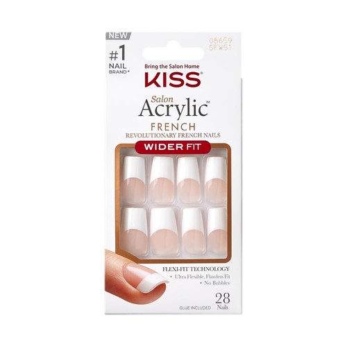 Kiss acrylic french false - acrylic,