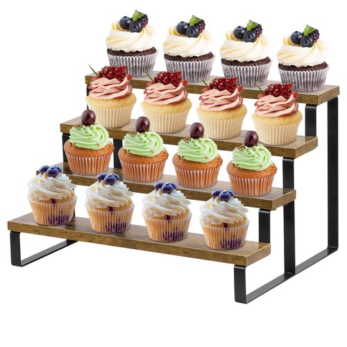 Rustic wood cupcake stand 4 - rustic,