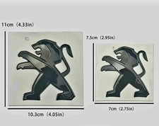 2 x Fits Peugeot Lion Badges