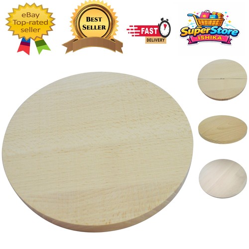20cm round beech wood cutting - round,
