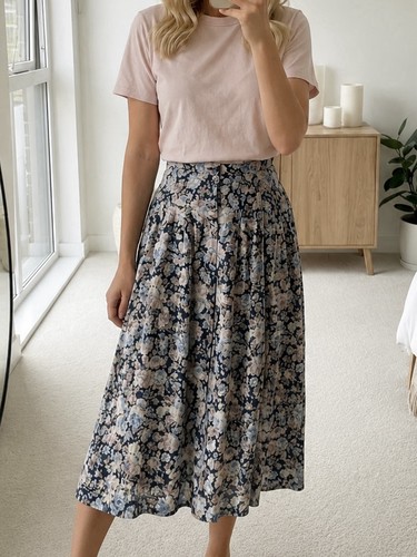 Laura ashley navy floral - uk,
