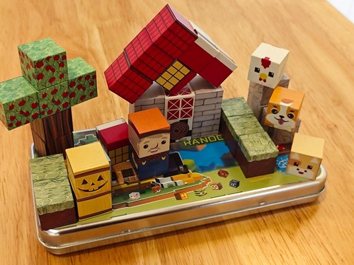 Minecraft style magnetic - minecraft,