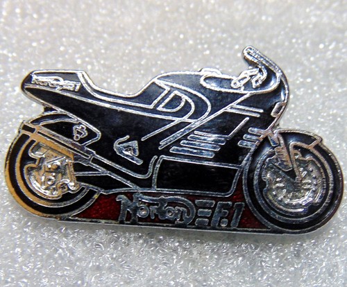 Norton enamel motorcycle - norton,
