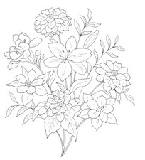 Embroidery Transfer Iron On