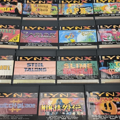 Atari lynx games - lynx,