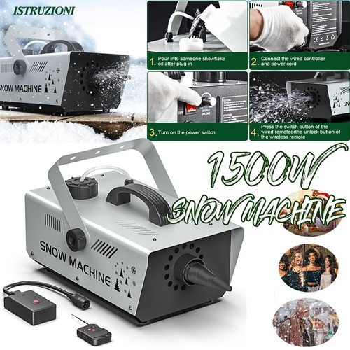 Uking 1500w snow machine - 1500w,