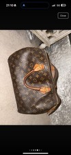 Louis Vuitton Speedy Shoulder Bag 30 Brown Canvas