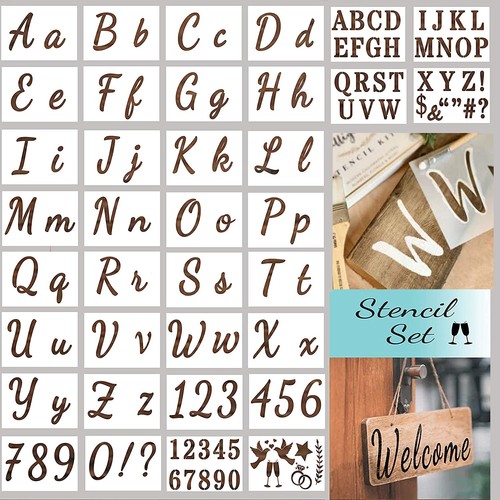 Letter stencils for painting - for,