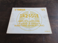 Yamaha SR250SE 1980 Shop