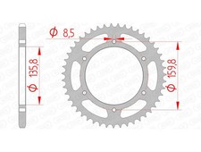 AFAM Standard steel crown